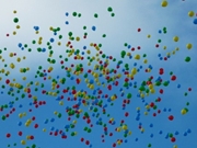 Chuva de Balões para Empresas no Panambi