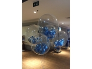 Balões Bubble com gás hélio