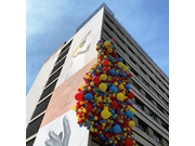 Painel de Balões desconstruidos NIKE
